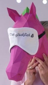 Bio Schlafmaske auf dem Pferd von Papershape im Josephs in Nürnberg